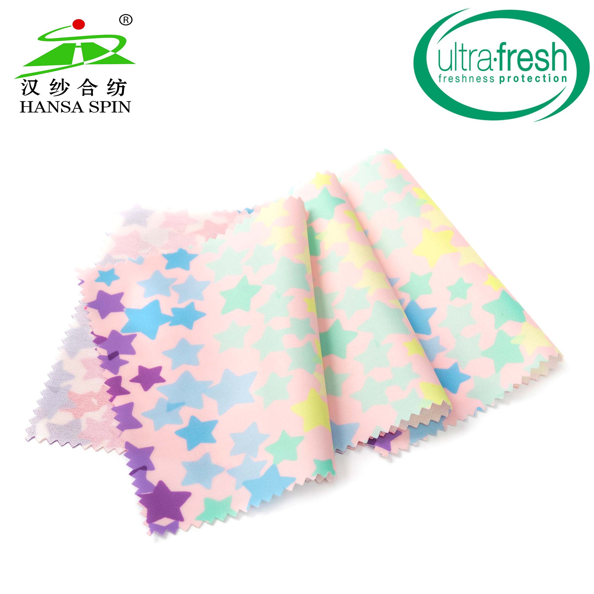 Gaya Baru Harga Bagus Stars Printing TPU Fabric tahan air