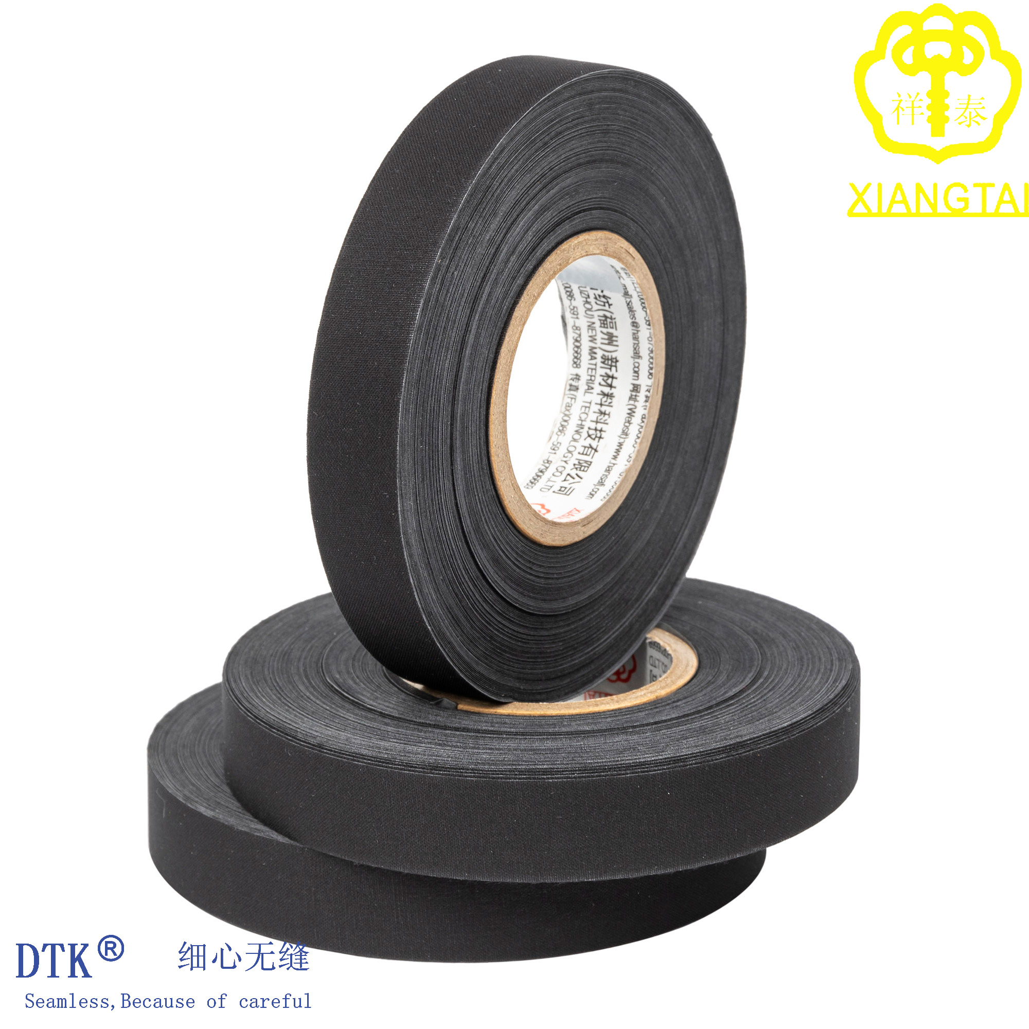 High Quality High Stretch Black 3-ply Hot Air Seam Sealing Tape untuk Jaket