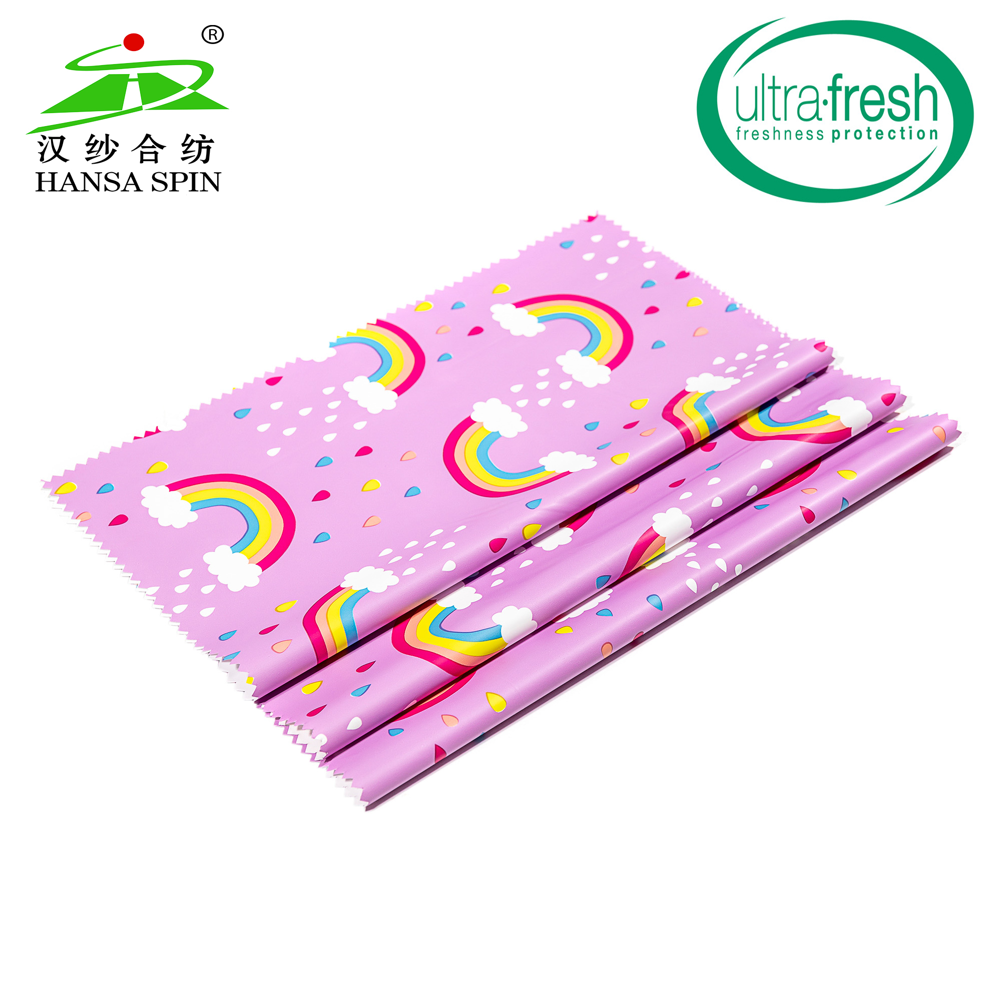 Pasokan Pabrik Waterproof Rainbow Printing TPU Film untuk Jas Hujan